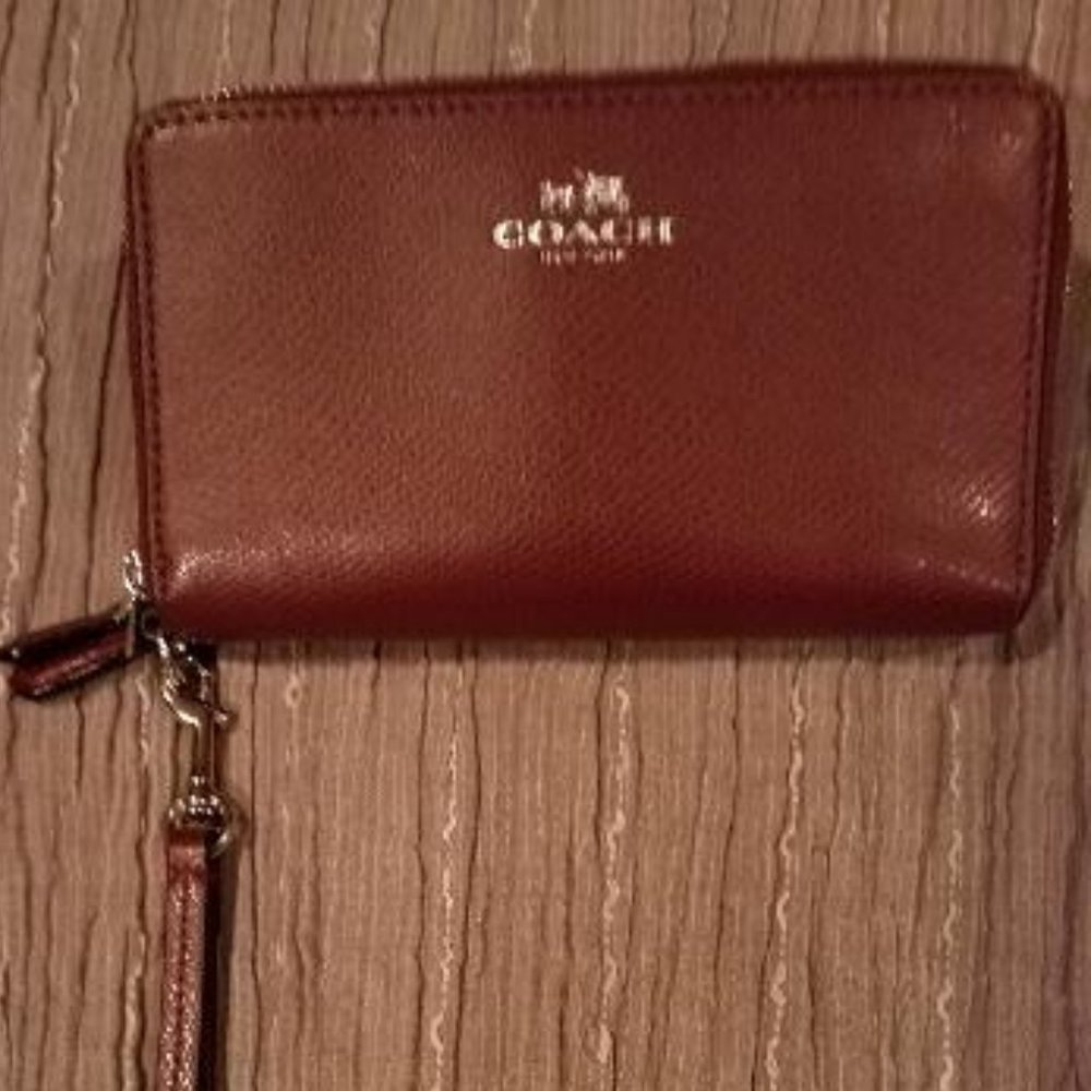 Coach brown wallet